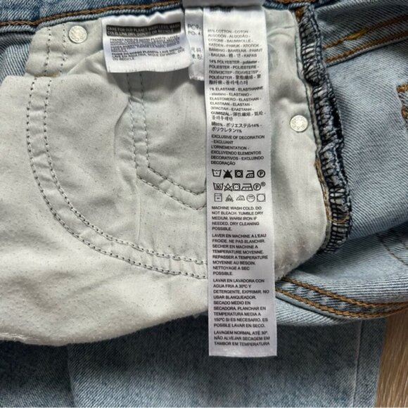 Levi's Wedgie Straight Bridge of Bellflower Jeans Coastal Cowgirl - Size 29 - Picture 12 of 16